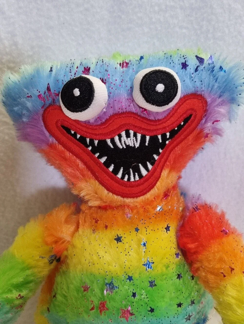 Poppy Playtime huggy wuggy plush doll stuffed animals size 15cm Shiny Rainbow